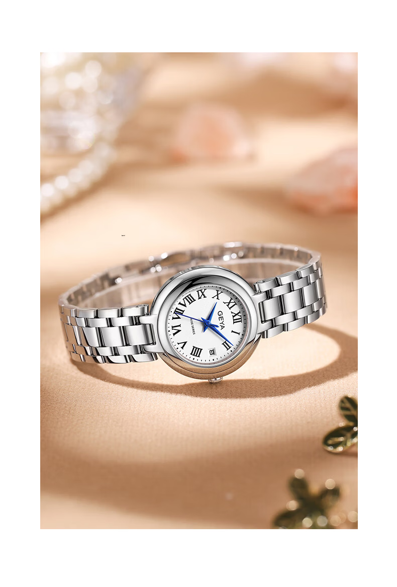 GEYA Women's Steel Strap Watch, Waterproof Quartz Ladies' Watch Starry Sky Series, Birthday Gift for Wome 11