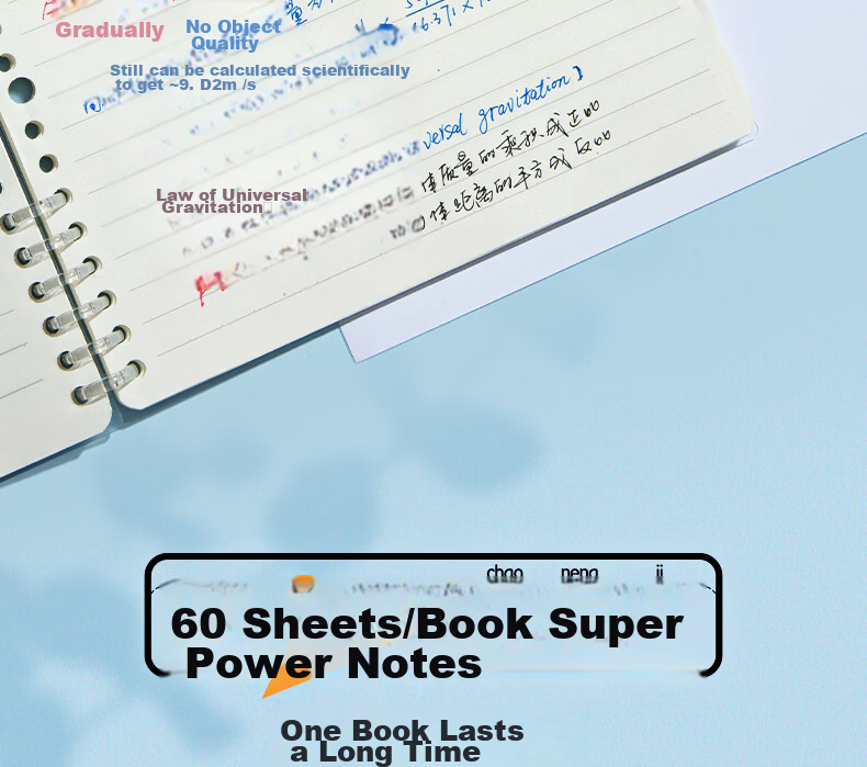 M&G Stationery B5/60 Sheets Geography Notebook Subject Loose-leaf Spiral Notebook for Middle and High School Students Error Correction Homework Book 1pc ADJ27142-ZZ 23