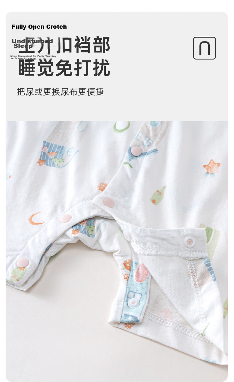 Shubeiyi 2-Piece Set Baby Clothes, Summer Thin Style, Newborn Onesie, Short-Sleeve Romper, Children's Crawling Suit, Pink, 66CM 9