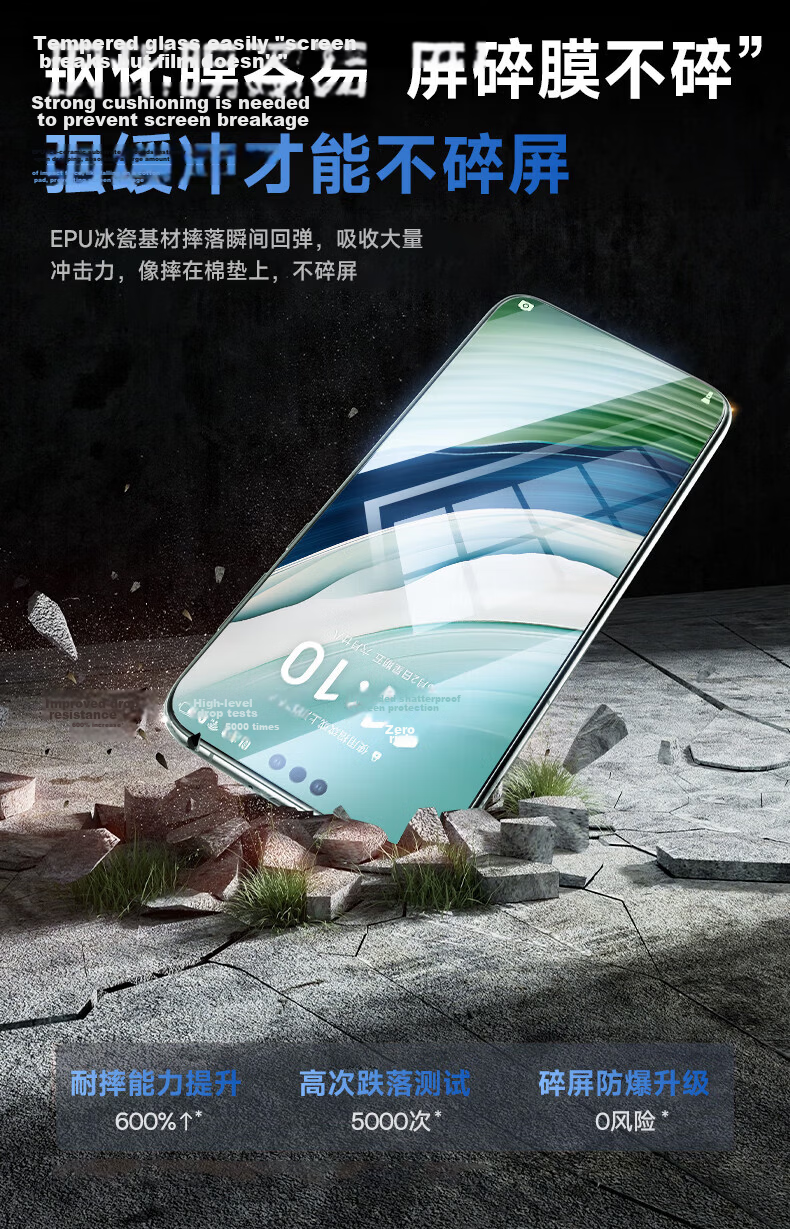 First Guard [Buy One Get One Free | New Ice Ceramic Privacy Screen Protector] Full Adhesive Huawei Mate40 Pro/RS Ceramic Anti-Spy Anti-Drop Screen Protector 16