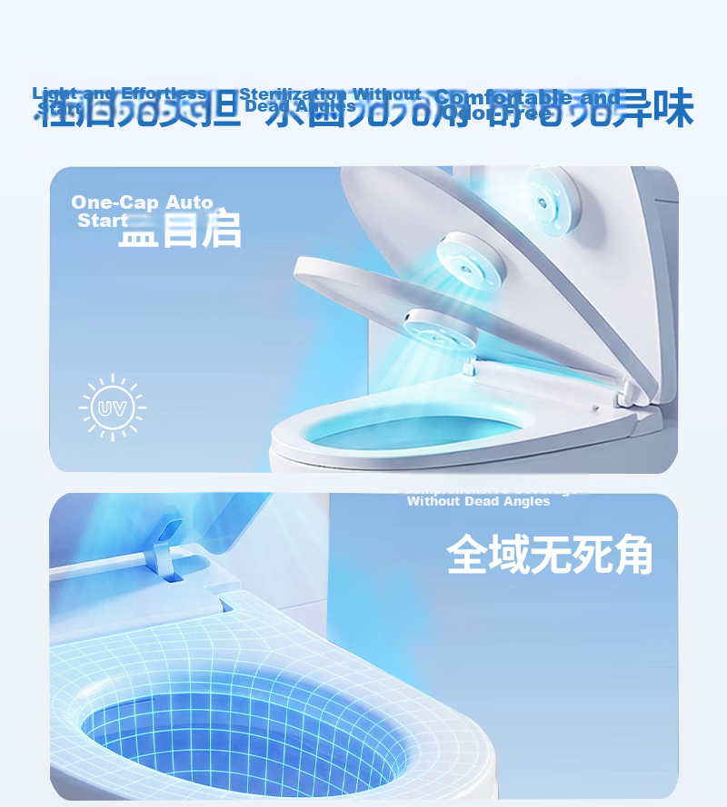 Sansi Portable UV Sterilization Lamp for Baby and Home, Travel Sterilizer, Car Rechargeable Small Disinfection Device 1