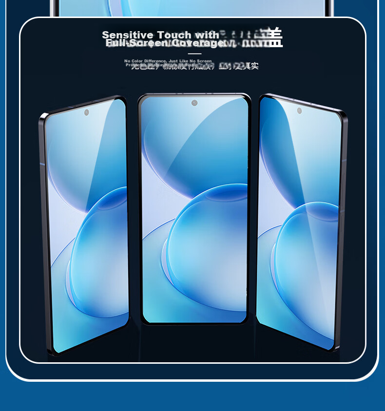 Langling Dust Removal Quick Stick OPPO Reno16 Tempered Glass Screen Protector Full Coverage HD Anti-Fingerprint Anti-Shock Explosion-Proof Film 15