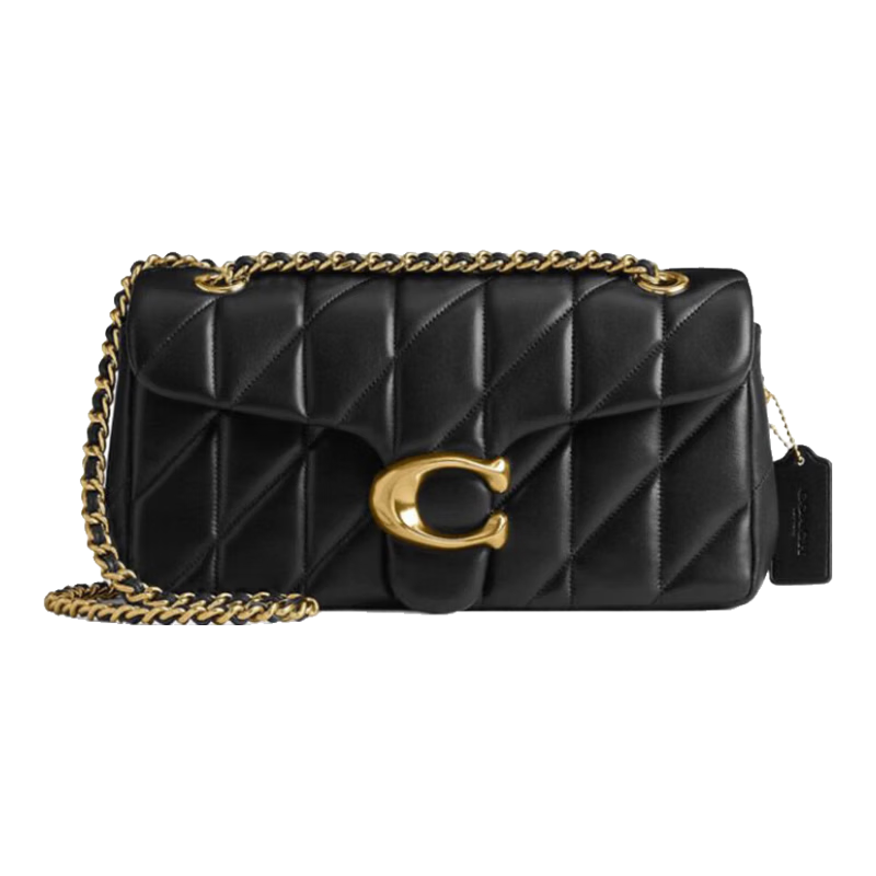 COACH Women's TABBY Medium Shoulder Bag Crossbody Bag Black CP150 Chic Gift
