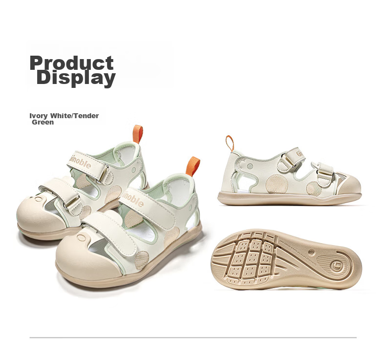 Ginoble Children's Walking Shoes 2026 Summer Breathable Sandals for Boys and Girls Ages 1-5 GW1876 10