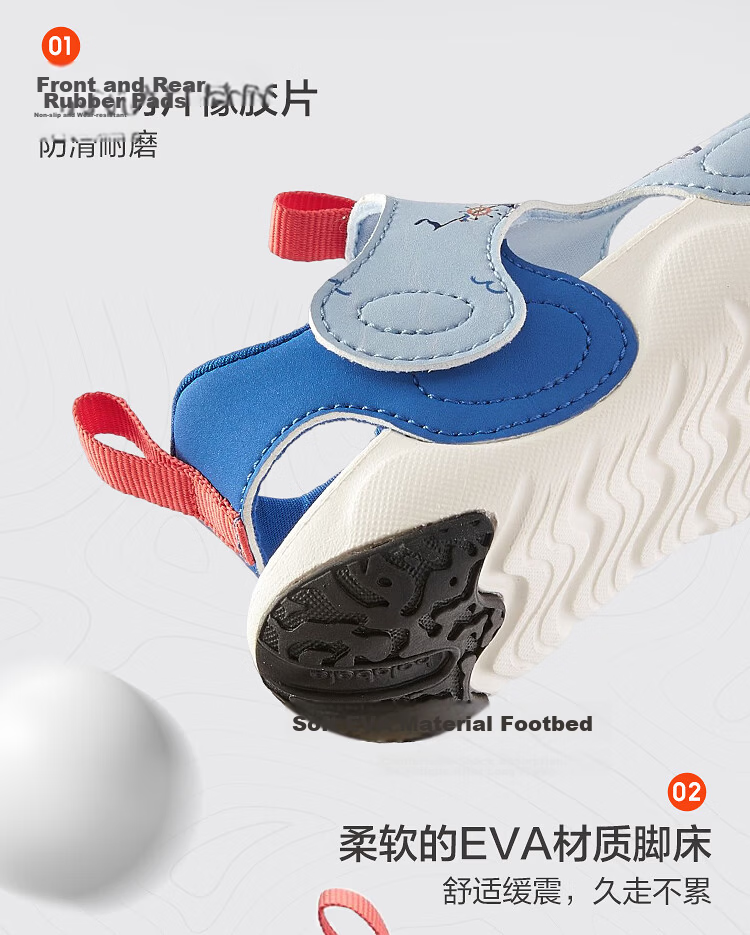 BALABALA Children's Shoes, Toddler Walking Shoes for Boys And Girls, Sandals, New Fashion Summer 2026, Outdoor Sports Shoes for Kids, Anti-Collision Toe Desig 6