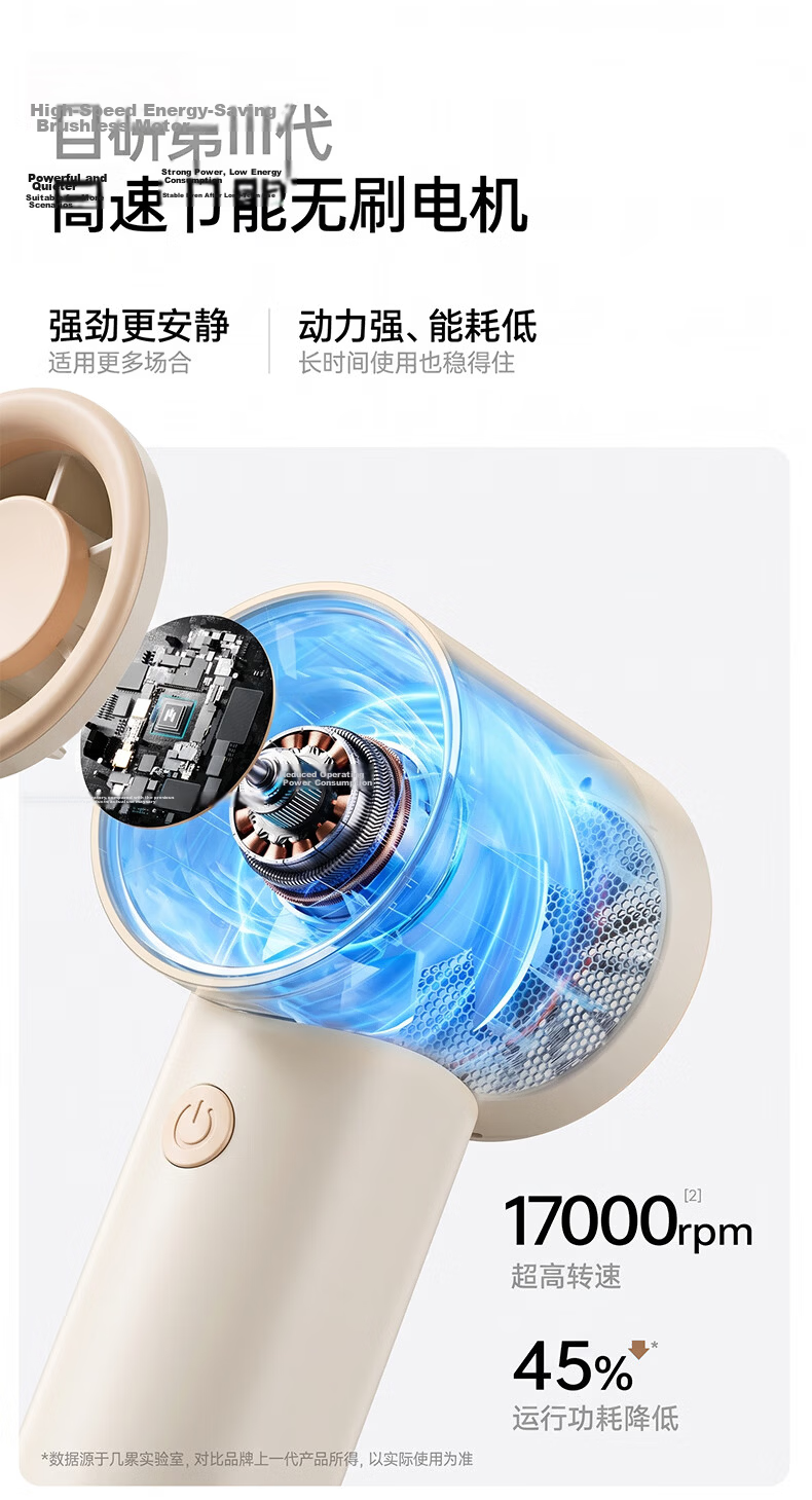 Youyang Mini Portable Handheld High-Speed Energy-Saving Turbo Rechargeable Outdoor Fan 9
