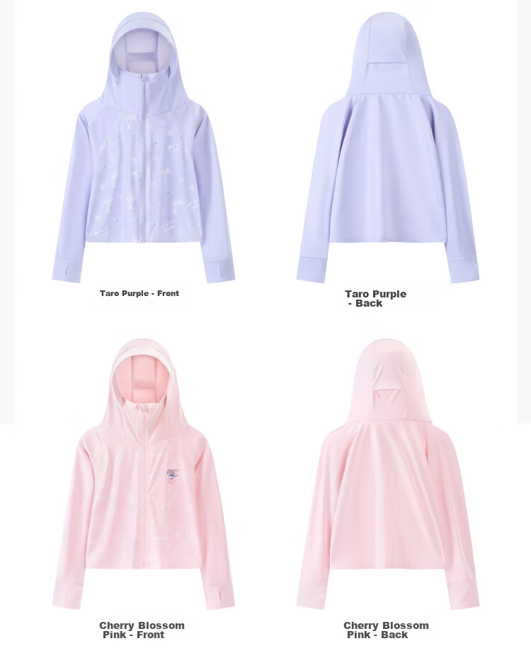 Disney Zootopia Ice Silk UPF50+ Sun Protection Jacket Summer Girls 2026 New Cool Sunproof Coat Purple 150 11