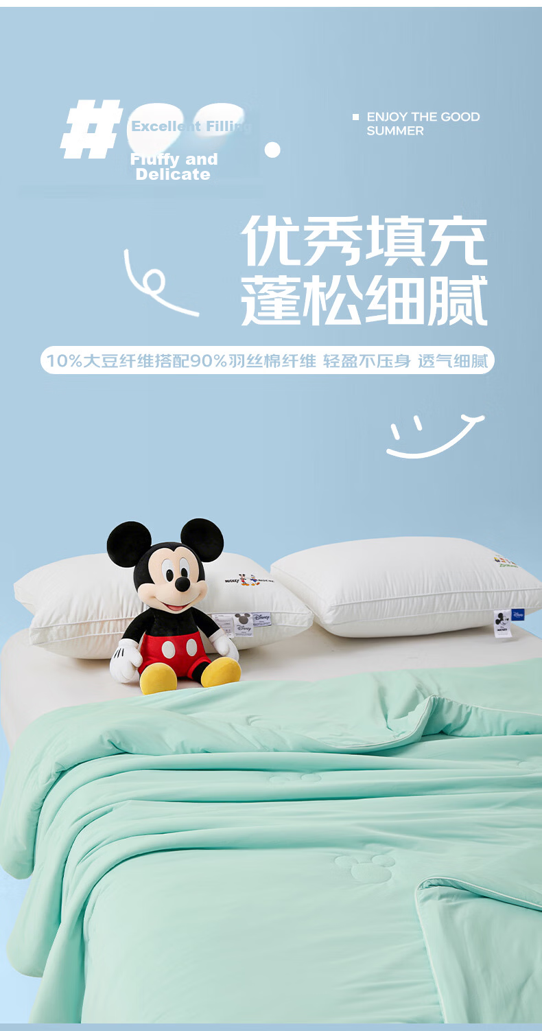 Disney Cartoon Summer Cooling Quilt Children's Soybean Air Conditioning Blanket Cool Summer Quilt 200x230cm Home Double Washable 7