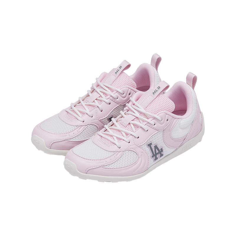 MLB Unisex Colorblock Mesh Ballet Style Thin Sole Training Sneakers Elf Shoes 3ACVOL16N-07PKL-225