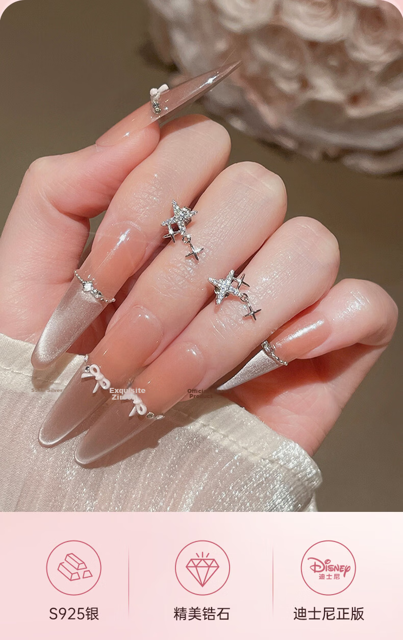 Disney Cross Sterling Silver Stud Earrings for Women 2026 New Luxury Minimalist Birthday Gift for Girls and Best Friends 2