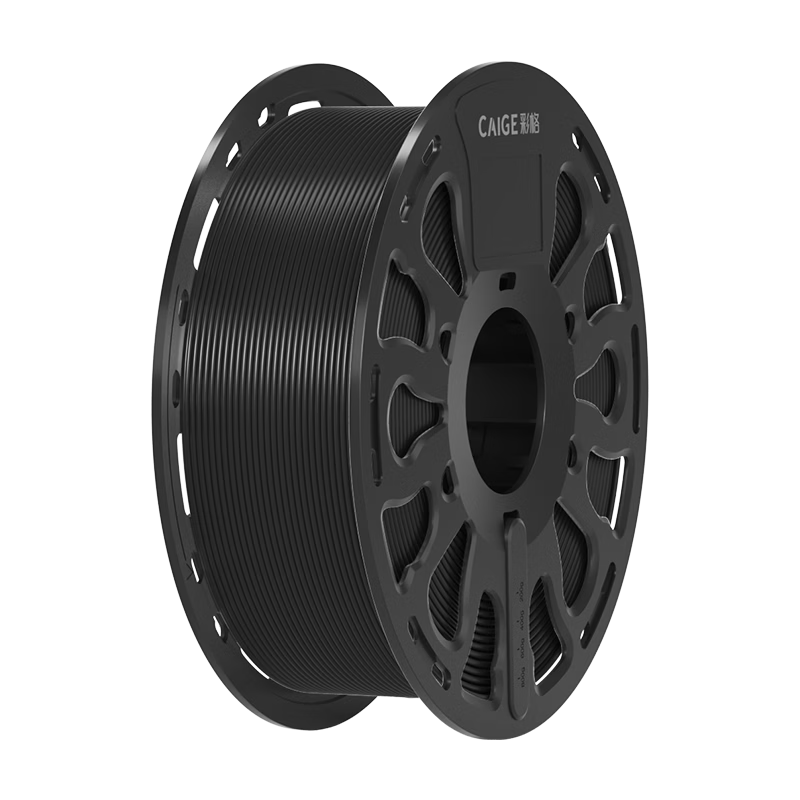 Caige 3D Printing Filament ABS 1.75mm Compatible with Tuozhu, Chuangxiang Sanwei, Duoku, Jiguang Erwo 3D Printer Spools Black 1kg