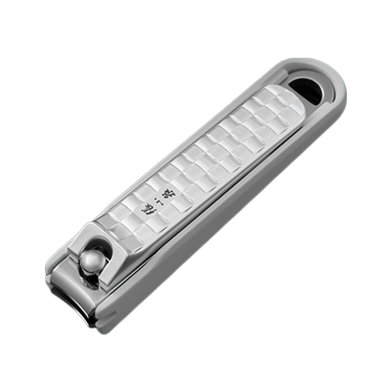 Zhangxiaoquan Stainless Steel Nail Clipper, Anti-Splash Nail Cutter, Small Size, Silver-Plated, Manicure Tool with Nail File