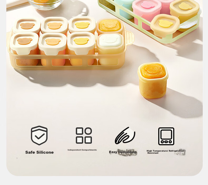 AIBEDILA Baby Feeding Bowl Insulated Children's Tableware Set with Suction Plate, Anti-Drop and Heat-Resistant Lunch Box 2