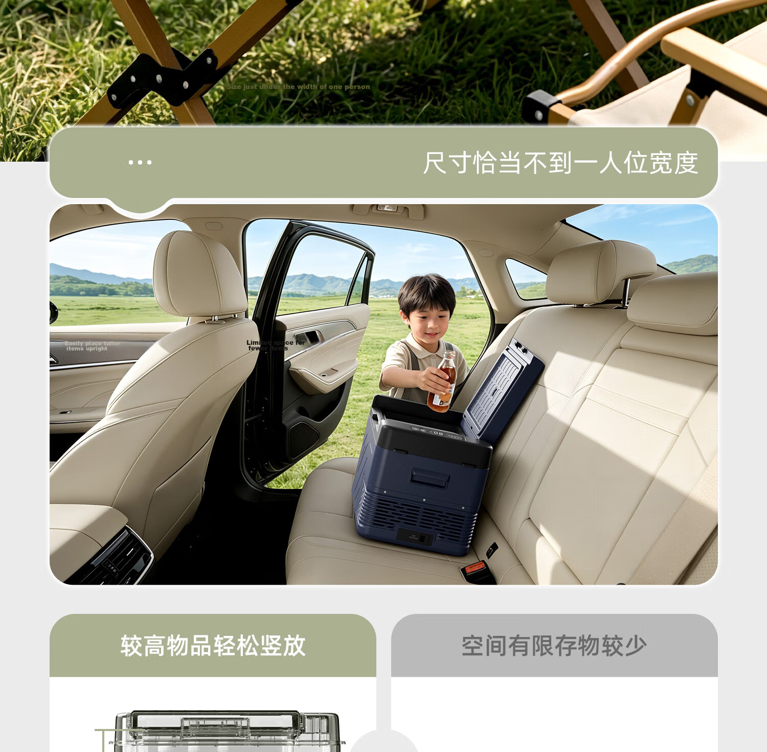 CHIGO Car Refrigerator Dual-Use for Vehicle and Home 12V 24V 220V Small Portable Compressor Truck Freezer M8 15
