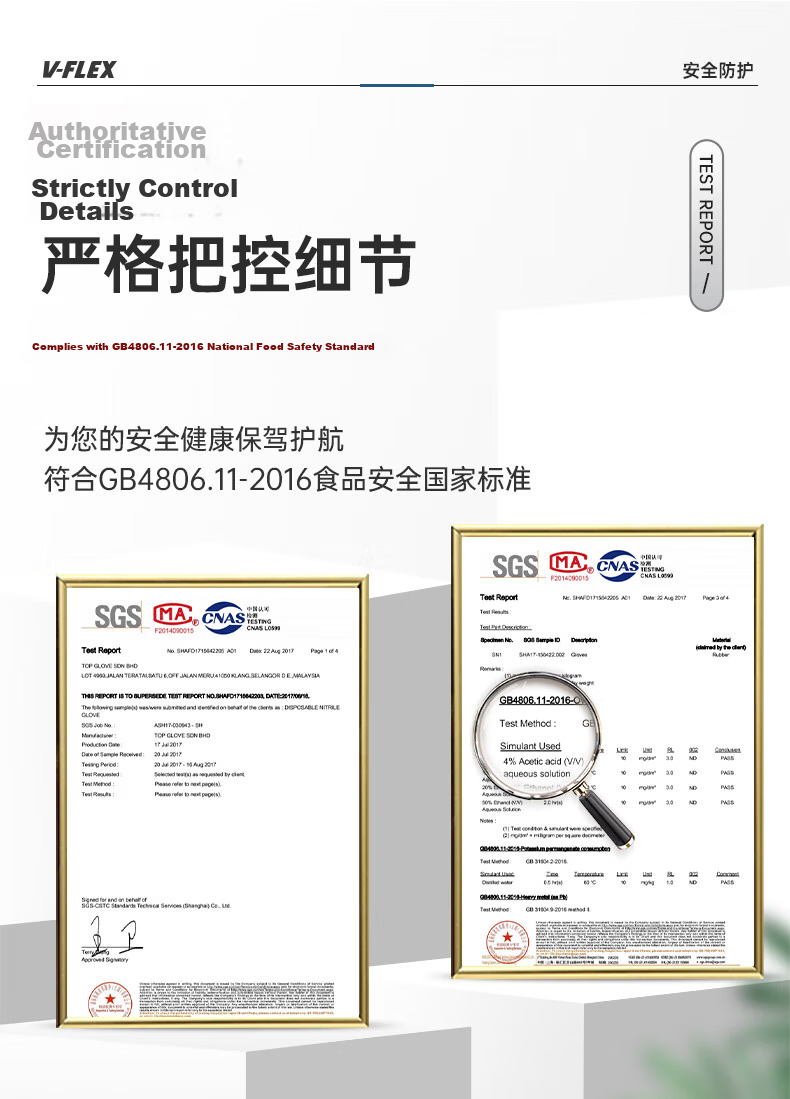 Victory Disposable PVC Gloves 100pcs/Box Waterproof Wear-Resistant Household Food-Grade Protective Gloves Transparent VGP450 Size M 10