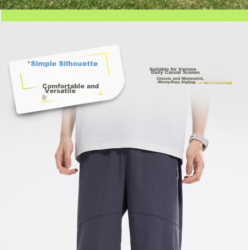 361° Men's Sports Shorts, Summer Outdoor Sun Protection Running Capri Pants, Loose Cool Casual Shorts, 652623705-3 9