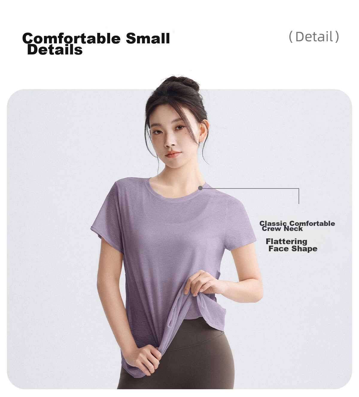 DRUR Loose Fit Back-Open Yoga T-Shirt Women Short Sleeve Quick-Dry High Elasticity One-Piece Running Sports Bra Top 2