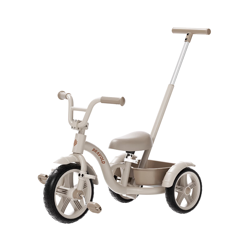 BRAVOLD Xiaoshiguang Children's Tricycle 1-3-5 Years Balance Bike Boys Girls Birthday First Year Gift Push Car