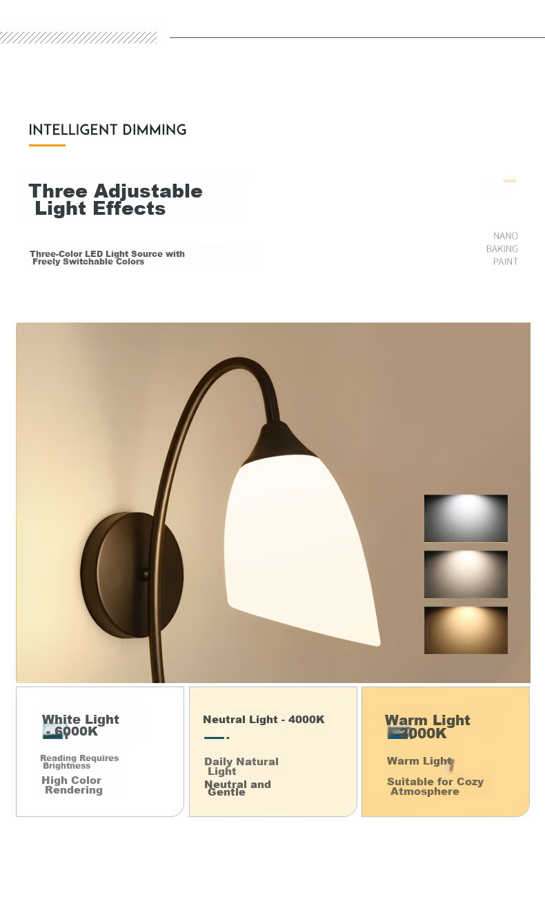 Dengling Modern Minimalist LED Wall Lamp Bedroom Bedside Balcony Creative Nordic Living Room Corridor Staircase Lighting Fixture 5