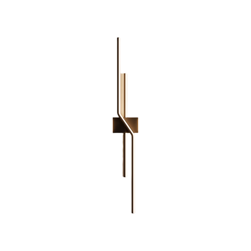 AOC Minimalist Italian Modern Luxury Grille Living Room TV Background Wall Linear Strip Bedroom Bedside Wall Lamp