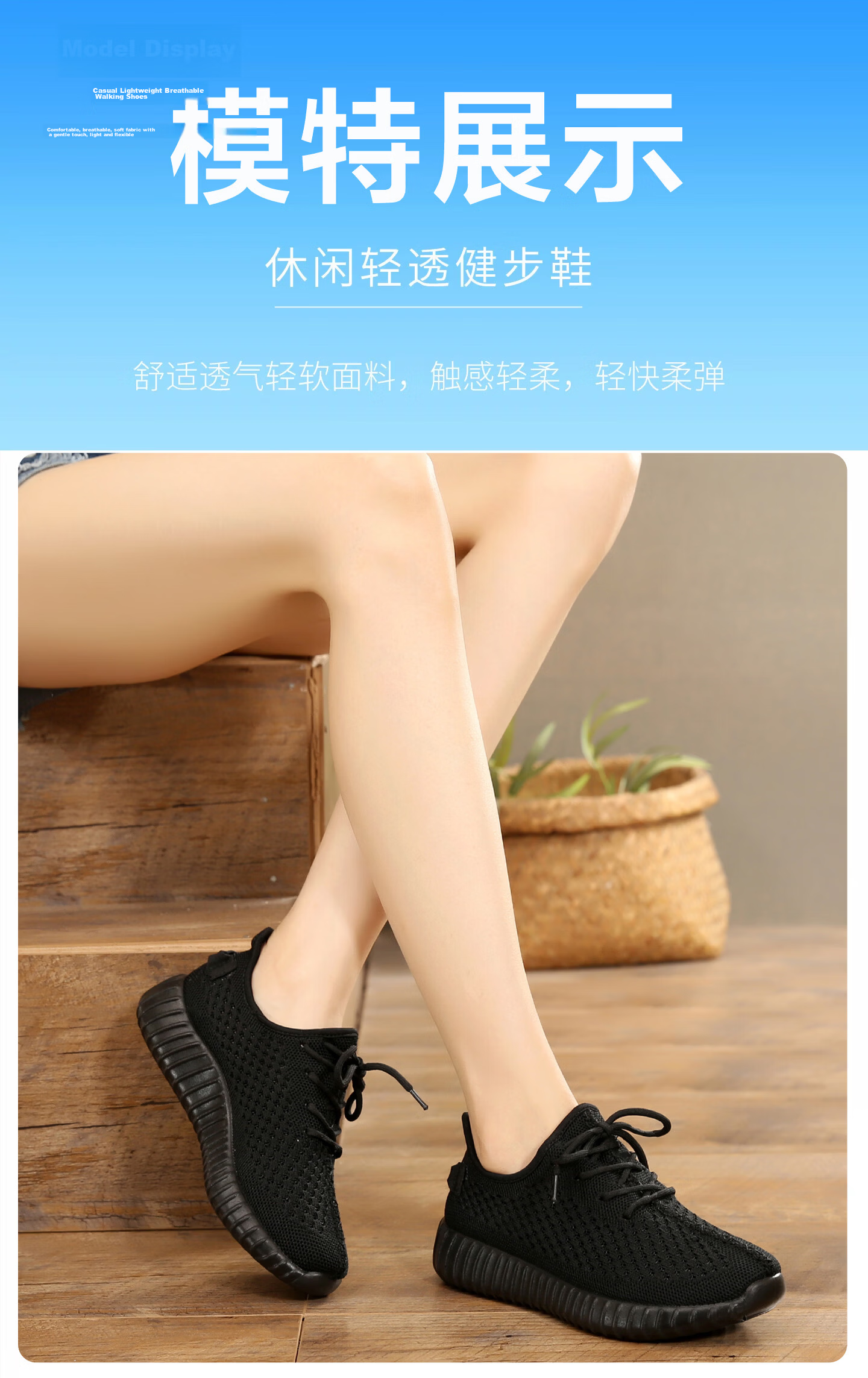 BURUIJING Summer Old Beijing Cloth Shoes Women Mesh Breathable Mom Shoes Sports Casual Shoes 79901 Black 39 14