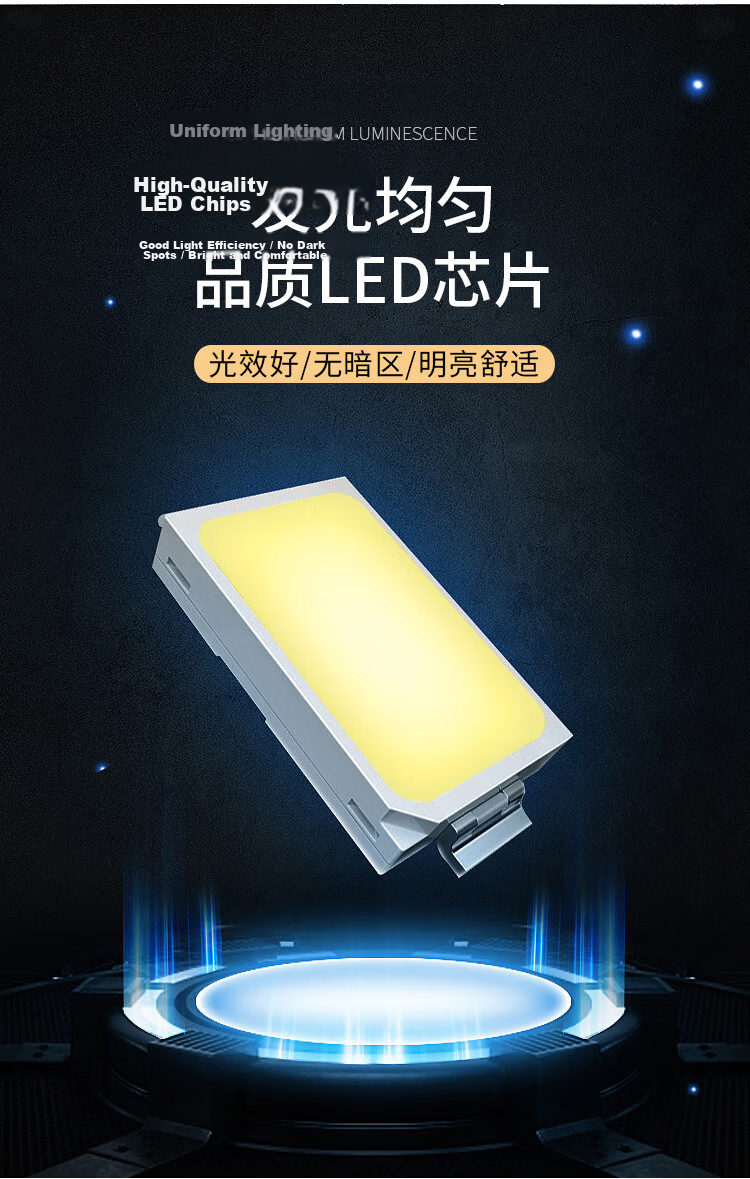 ROLin LED Living Room Light Module Dimmable Color Changing Replacement Chip with Remote 48W UFO Model 6