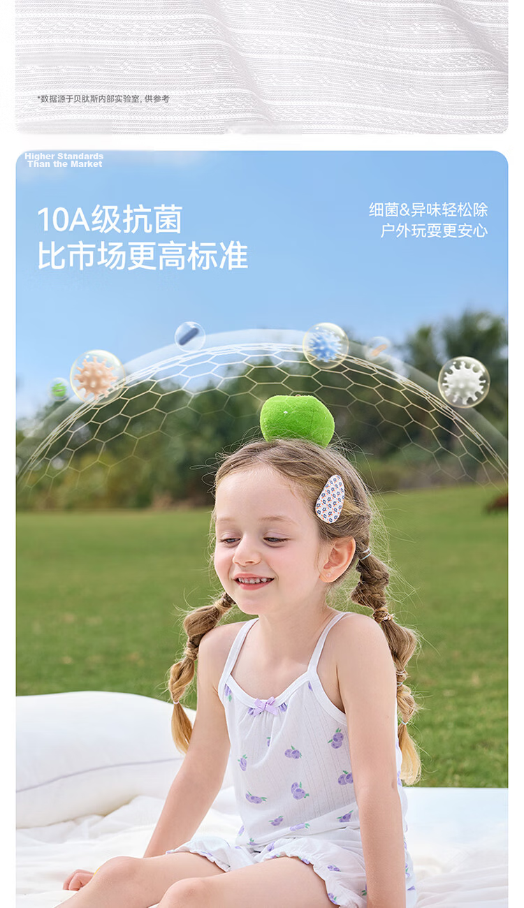 Betis Kids Pajama Set 2026 Summer Yokesi Silk Air Conditioning Vest Girls Homewear Baby Two-Piece Set 10