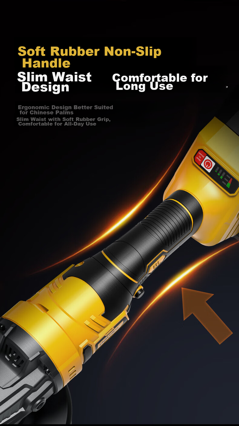 Deli 850W Angle Grinder, Angle Polisher, Cutting Machine, Grinding Machine, Polishing Machine, Power Tool 6