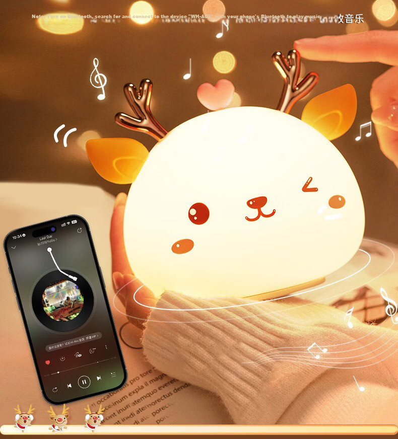Coolfire Mini Bluetooth Speaker Bass Subwoofer 2026 Latest Model Birthday Gift for Girls Practical and Thoughtful Gift for Female Friends Middle School Students Ambient Night Light 4