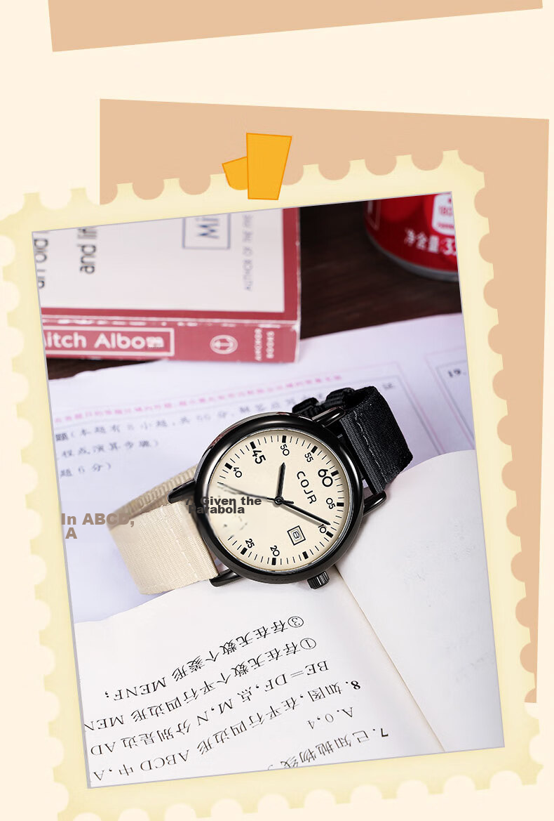 COJR Student Watch Unisex Quartz Exam Wristwatch for Middle and High School Birthday Niche Watch Back-to-School Gift 15