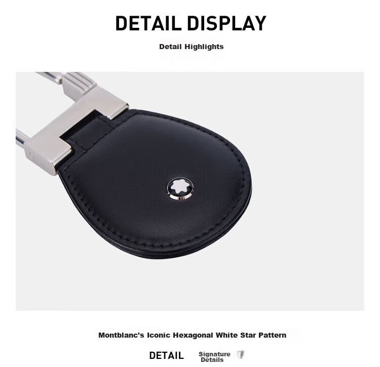 Montblanc Meisterstück Classic Black Keychain 14085/130072 Gift 6