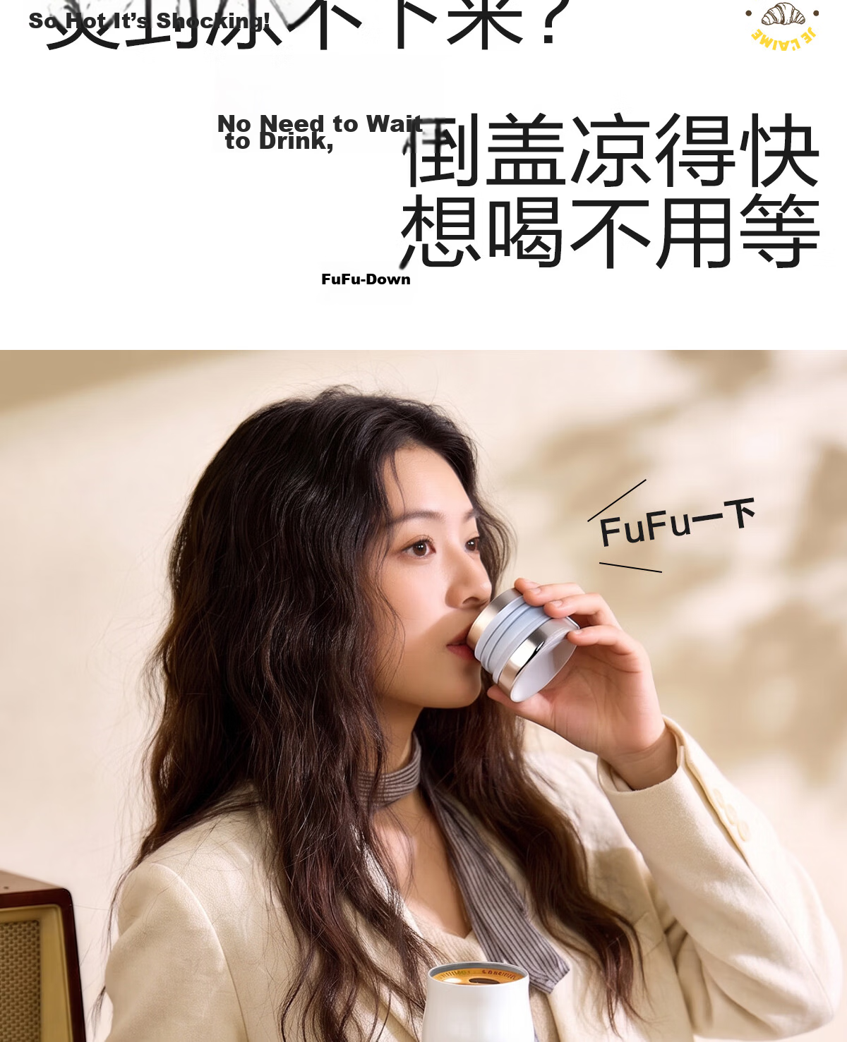 SUPOR Rotating One-Touch Insulated Water Bottle High-Value New Style for Men and Women Children's Student Cup 4
