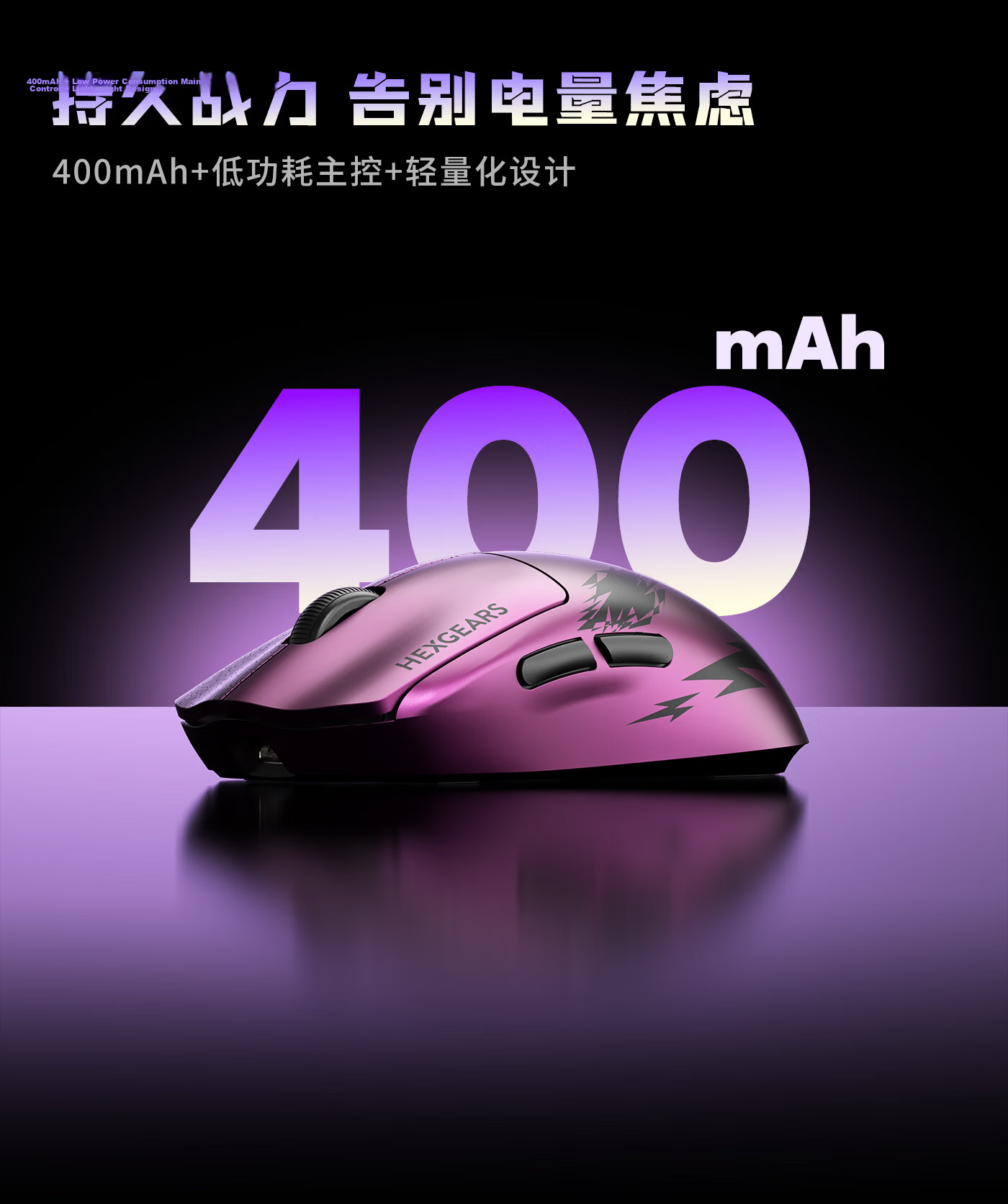 Hyeku H9Pro Wireless Mouse Gaming Office Lightweight Wired/2.4G/Bluetooth Tri-mode Green 9