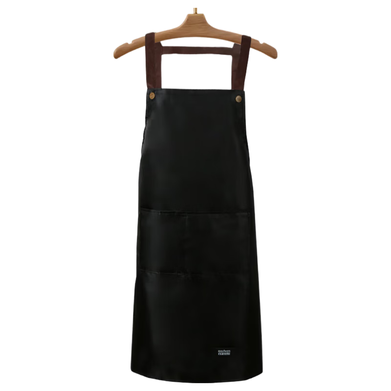 Baijiahaoshi Sleeveless Apron Waterproof Oil-Resistant Splash-Proof Breathable Sweat-Absorbing Kitchen Cooking Apron Unisex Simple Universal