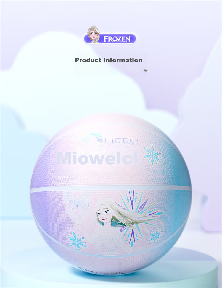 Disney Toy Ball Children's Size 7 Youth Girls Gift Foam Rubber Basketball - Frozen Size 7 Ball 13