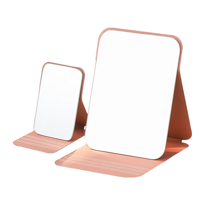 Jingxun Foldable Portable Makeup Mirror for Dormitory Students, Large Bathroom Desktop Dressing Mirror for Men And Wome