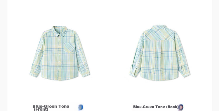 Balabala Kids Long Sleeve Shirt Baby Clothes Boys Girls 2026 New Spring Plaid Shirt Jacket 35