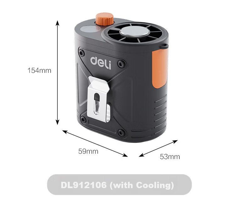 Deli Portable Neck Fan for Outdoor Camping, Rechargeable Cooling Device with USB Long Battery Life for Construction Sites, New Model 2026 15