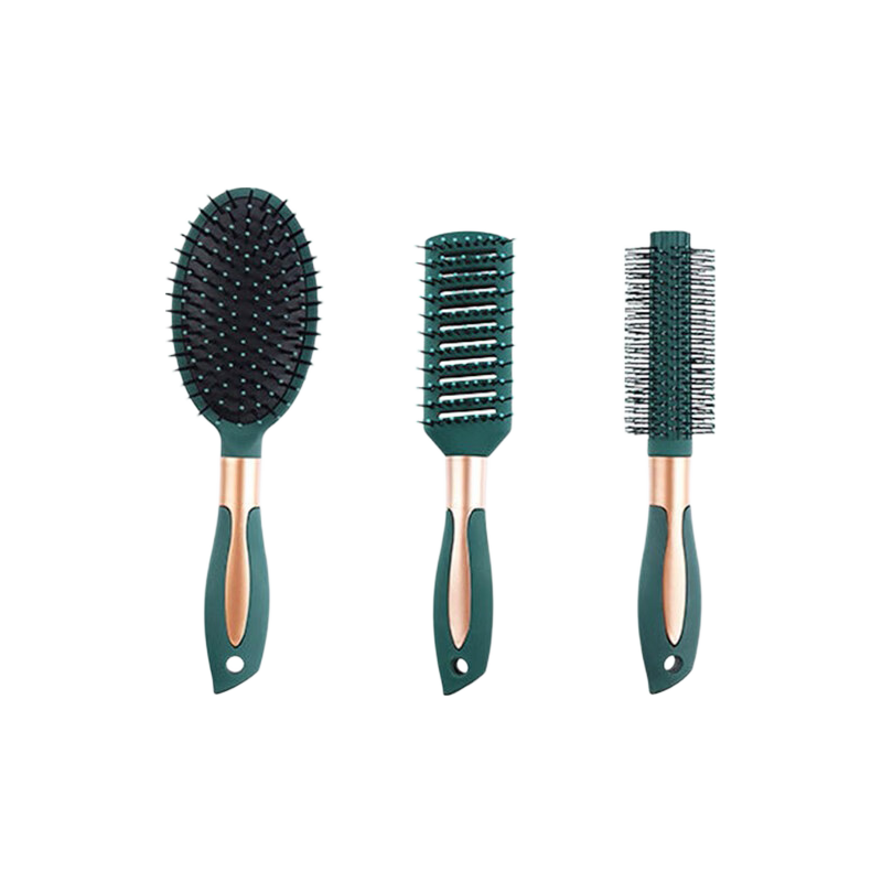 Jiebishi Hair Comb Value Three-Piece Set with Air Cushion Massage Airbag, Men's Air Scalp Styling Tool, Women's Long Hair Comb for Volume And Fluff