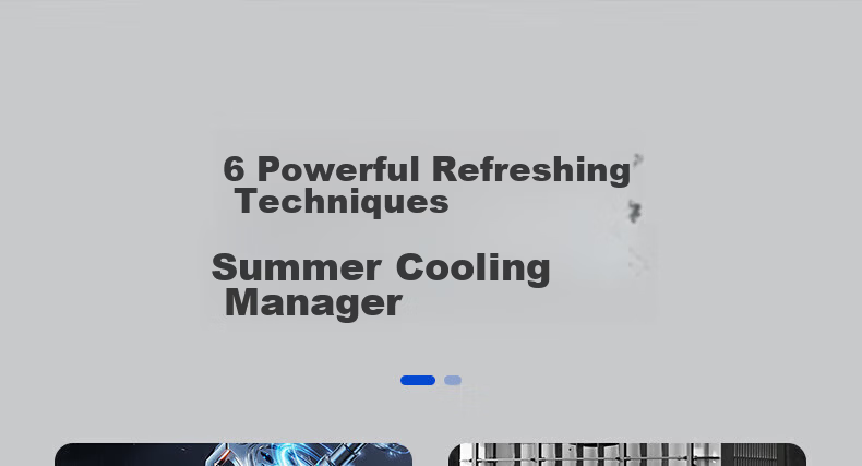 CHIGO Industrial Evaporative Air Cooler Portable Water Cooling Fan Ice Cooling Strong Refrigeration for Home and Commercial Use 6