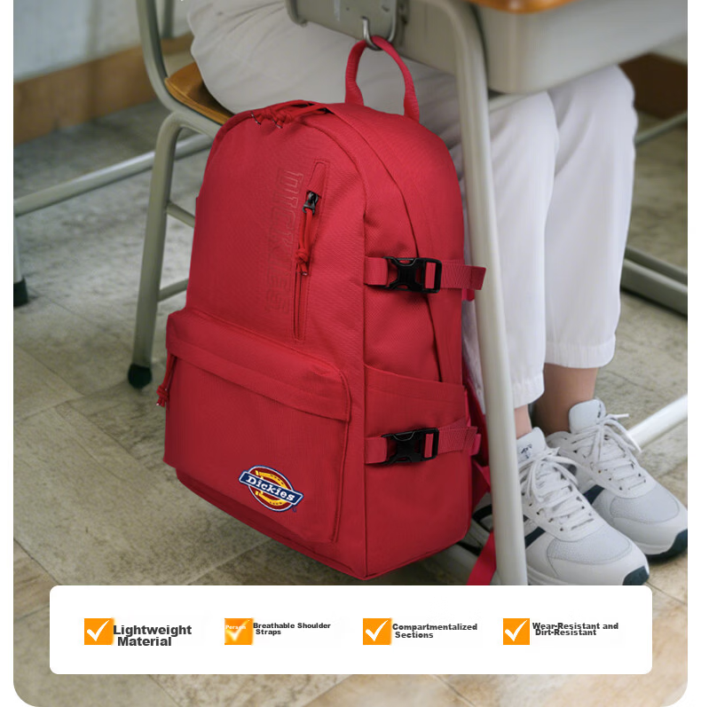 Dickies Men's Outdoor Sports Backpack Large Capacity Travel Laptop Bag School Backpack for High School and College Students Unisex 10