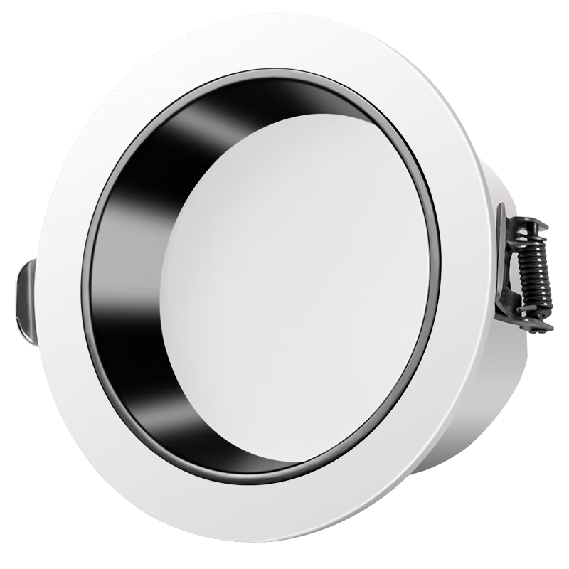 HP LED Deep Cup Anti-Glare Eye Protection Recessed Downlight for Entrance Bedroom Corridor Ceiling 7.5cm Warm White Mu Zhi Light