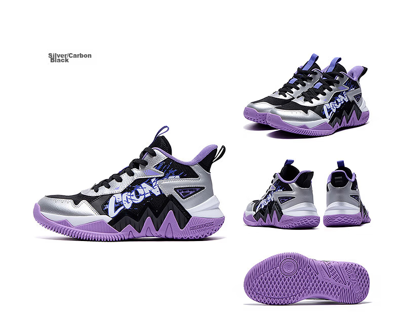 361° Warrior Kids Basketball Shoes 25-Year Four-Season Training Youth Hardcourt Durable Basketball Shoes Green Size 39 22