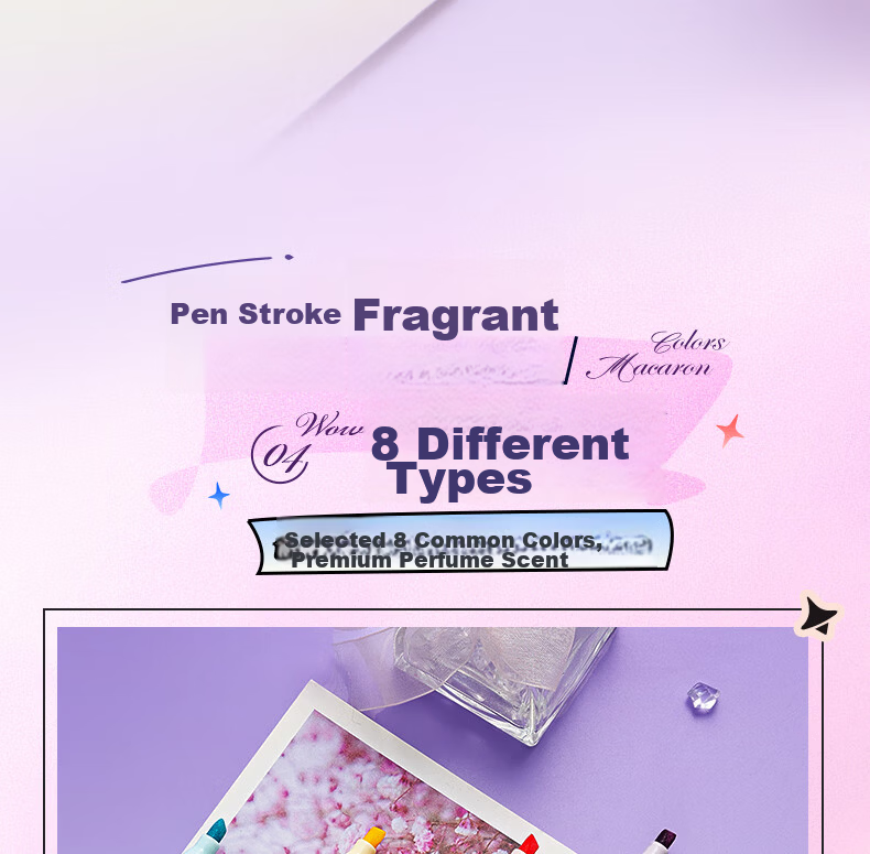M&G Stackable Color Highlighter Pen Student Marker 4 Colors APMV09F2 Watercolor Pen Gift 9
