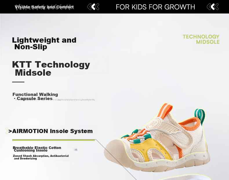 Caterpillar Baby Toddler Walking Shoes 2025 Summer New Functional Non-Slip Durable Breathable Children's Sandals Mesh Shoes X5BE009 4