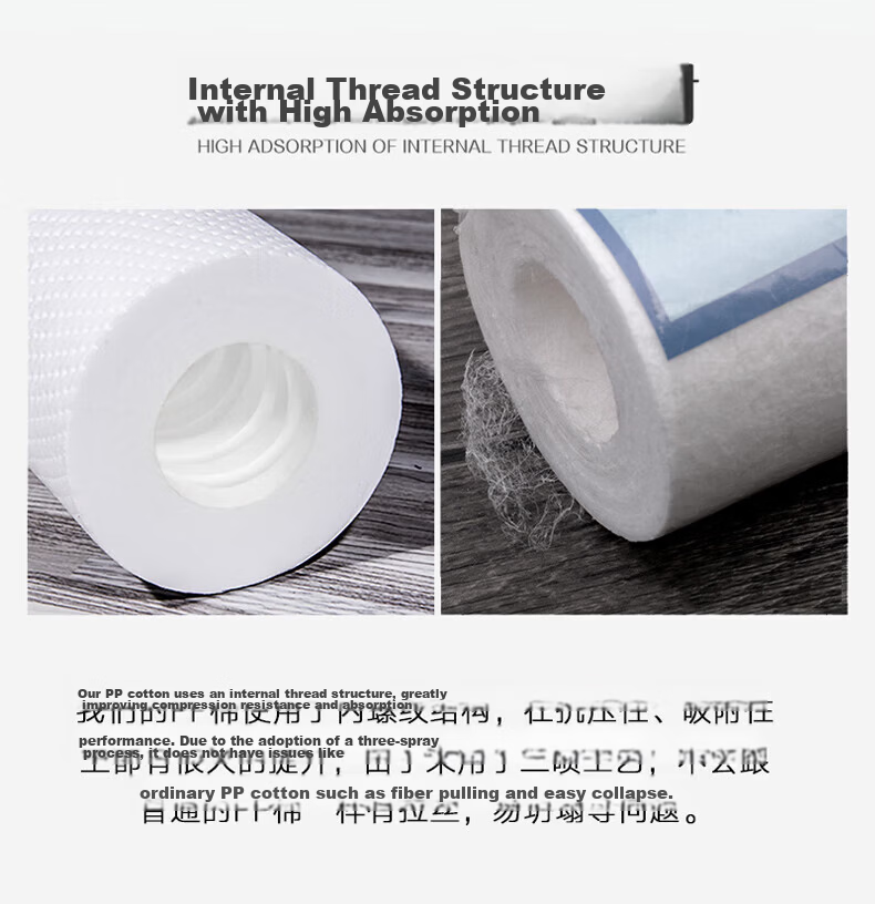 KaQiu Water Purifier Filter Cartridge Universal PP Cotton 20 Inch 1 Micron 5 Micron Commercial Coin-Operated Water Dispenser Filter Accessory 19