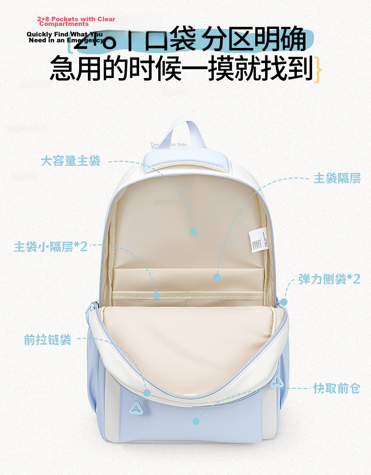 Warrior Women's Backpack 2026 New Style High School Student Fashion Lightweight Large Capacity Travel College Laptop Bag 7