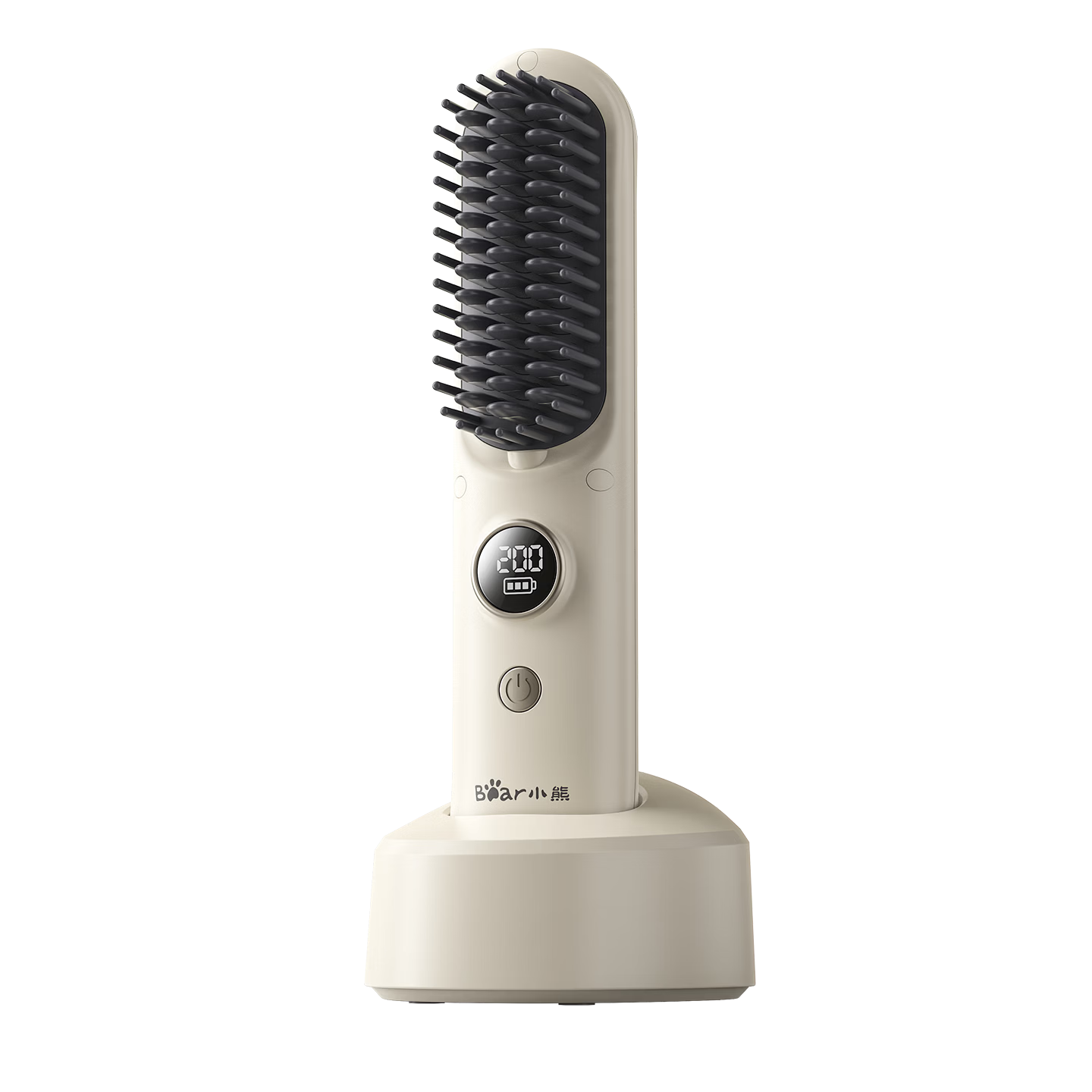 Bear Wireless Ionic Hair Straightening Brush Temperature Control Long Battery Life Smooth Hair High Volume Hair Care Anti-Frizz Portable Straightener Gift for Girlfriend