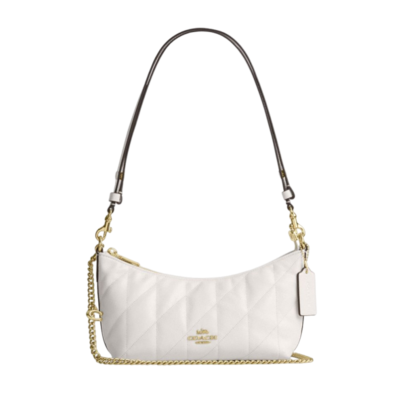 COACH Women's CAITLIN Shoulder Crossbody Bag CEK80 Sand Yellow New Travel Gift