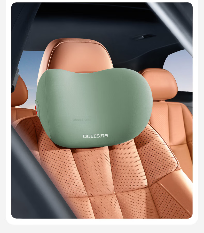 Qiaoshi Car Headrest Neck Pillow Driving Lumbar Support Cushion Driver Seat Neck Pillow for BMW Audi Maybach 25